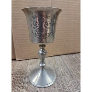 Prince of Wales & Princess Diana Royal Wedding 1981 Pewter Commemorative Cup